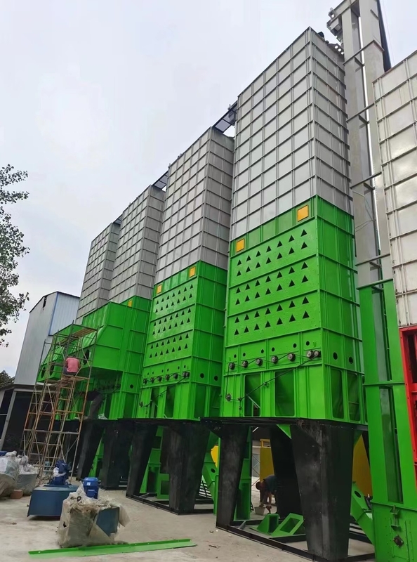 128 টন প্রতি ব্যাচ মিশ্র প্রবাহ ড্রায়ার কম পেষণ হার, কম শক্তি খরচ কোন Auger জন্য
