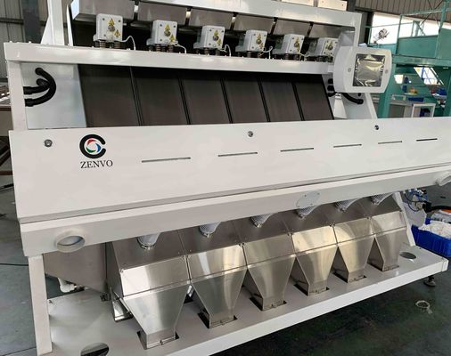 TOSHIBA সেন্সর চিনাবাদাম জন্য 6 Chutes CCD কালার সার্টার মেশিন
